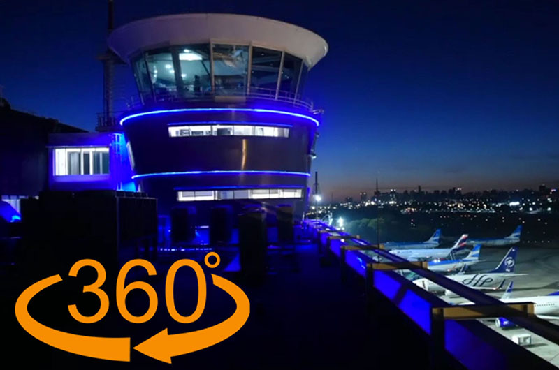 Video 360: Aeroparque por dentro